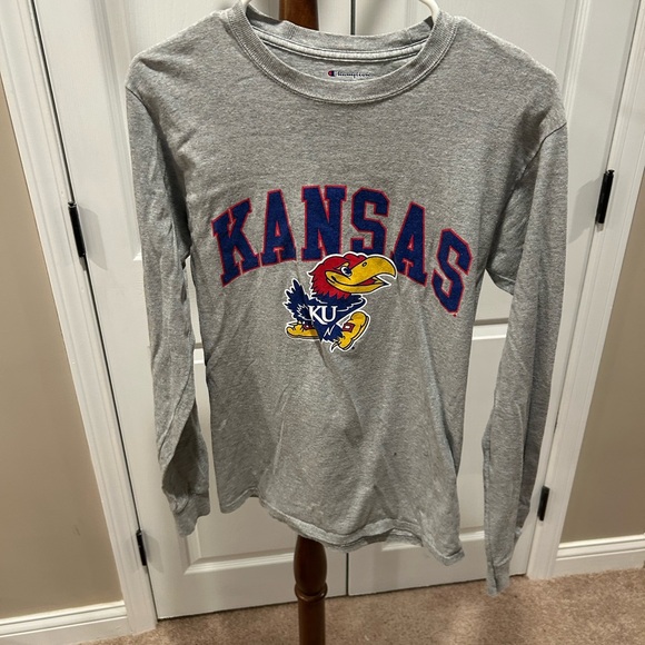 Kansas Jayhawks long sleeve small tshirt - Picture 1 of 3